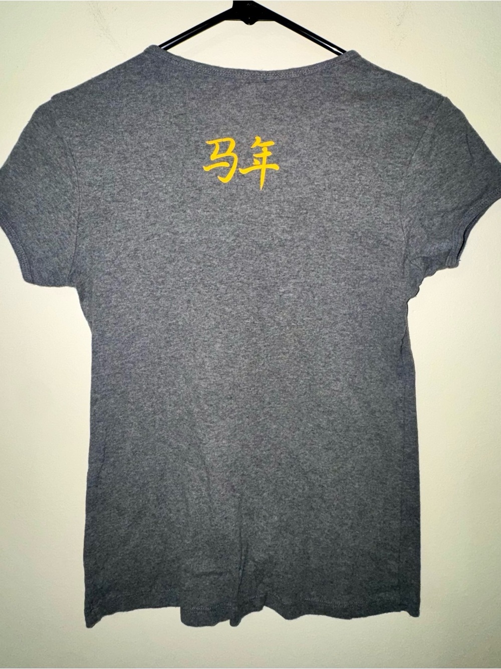 Widespread Panic Gray V-Neck Tee with Horse/Unicorn Medallion - Picture 7 of 11